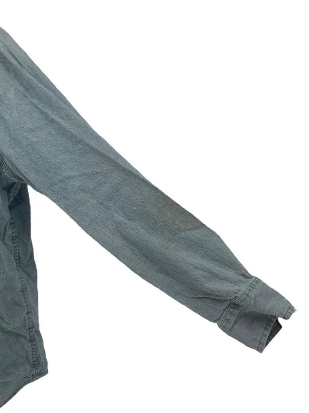 LEVI'S‎ Mens Sz 2XL Light Denim Pearl Snap Button Western Long Sleeve Shirt EXC - Picture 4 of 16
